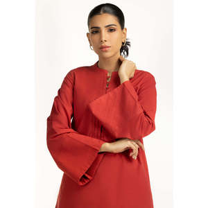 Conjunto Coordinado de Hilo Teñido para Mujer IPST-55054, Blazer y Falda de Satén Estilo Chino, Largo hasta la Rodilla, 100% Algodón, Tallas XS-XL, Atuendos de Invierno - Product Image 4