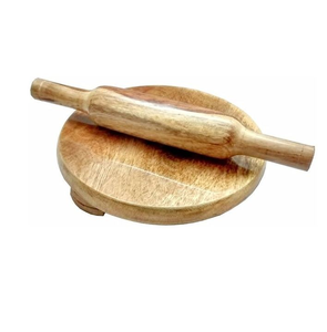 Ensemble élégant de chakla belan, marbre/bois/métal de haute qualité, outils de cuisson écologiques pour la cuisine à domicile et les restaurants, CB 200 - Product Image 2
