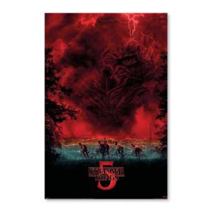 Ensemble de 5 affiches murales modernes Stranger Things pour les 5 saisons - Product Image 1