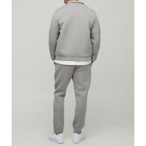 ชุดวอร์ม2ชิ้นสำหรับผู้ชายผ้าคอตตอน100% ระบายอากาศได้ดีผ้าแห้งเร็วโลโก้ตามสั่ง - Product Image 2