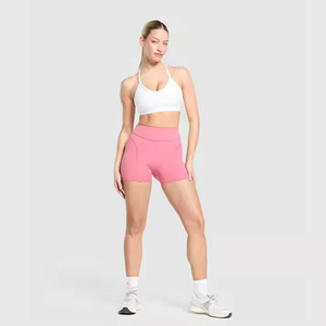 Short léger taille haute pour femme Silhouette respirante coupe régulière pour les journées d'été ou de bureau élégantes - Product Image 5