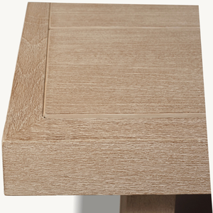 Meuble de table rectangulaire en bois écologique avec des pieds uniques dans un style moderne simple pour une utilisation en extérieur - Product Image 4