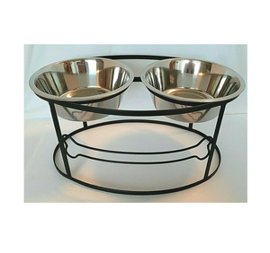 Metal <b>Dog</b> Food <b>Bowl</b> <b>Stand</b> Handicrafts New Arrival Most Selling Metal <b>Dog</b> Food <b>Bowl</b> <b>Stand</b> Natural Crafts - Product Image 2