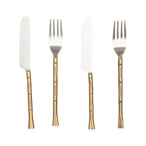 Ensemble de couteaux et fourchettes en métal de haute qualité pour restaurant et hôtel de mariage à prix de gros avec personnalisation - Product Image 1