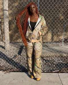 เสื้อฮู้ดมีซิปสำหรับผู้ชายผ้าซักลายลิงซักได้600GSM โลโก้ตามสั่ง - Product Image 2