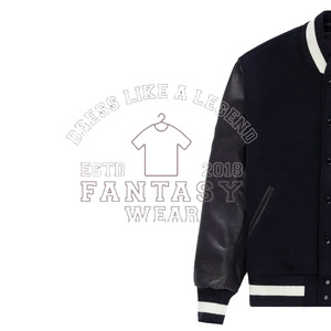Vestes de basket-ball personnalisées FANTASY WEAR, style varsity de haute qualité, veste Letterman classique avec design de basket-ball - Product Image 2