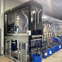 Système de dosage automatique industriel personnalisable de qualité supérieure, pompe à engrenages, moteur, mélangeur de couleurs, créateur de mélange, marque Spraytech Spraymix