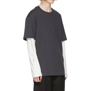 New Design 100% Cotton Ringer <b>Thermal</b> Double Layer T-<b>Shirts</b> Sun Faded Heavyweight Oversized Long Sleeve Tee <b>for</b> <b>Men</b> - Product Image 5