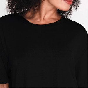 เสื้อครอปสำหรับผู้หญิงเสื้อครอปเสื้อยืดผ้าฟลีซผลิตจากวัสดุ - Product Image 4