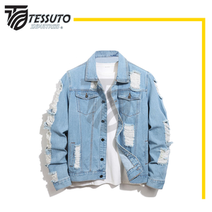 Chaquetas de hombre Chaquetas de mezclilla transpirables para hombre Chaquetas de jeans de talla grande para hombre Hecho en Pakistán Logotipo y diseño personalizados - Product Image 1