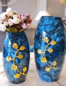 Elegant Designs Brass Tabletop Flower <b>Vase</b>, For Decoration - Product Image 2