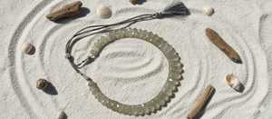 Collar de Moda con Cuentas de Estilo con Destello Azul, Collar de Mujer Hecho a Mano con Piedras Preciosas, Collar de Piedras Preciosas Hecho a Mano y Natural - Product Image 4