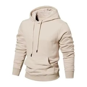 Sweat-shirt à capuche bleu royal pour homme, coupe classique, couleur unie, décontracté, avec poche avant, pour l'automne - Product Image 2