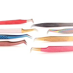 Pinzas para Extensión de Pestañas, Todos los Colores Disponibles, Marca Under Your Expert Series, Ergonómicas y Duraderas - Product Image 5