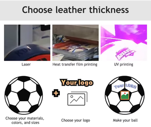 Balón de Fútbol Profesional Cosido a Máquina con Unión Térmica, Talla 5, para Partidos Oficiales y Entrenamiento, de Cuero PU, con Logotipo Personalizado, Duradero - Product Image 5