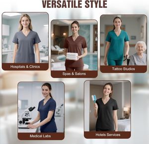 Uniforme médico personalizado de calidad superior, ropa de trabajo de enfermería Unisex para médicos y enfermeras, juegos de exámenes de hospital - Product Image 6