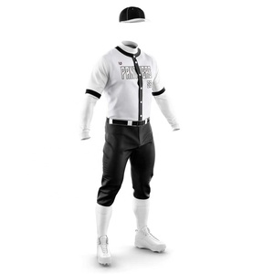 Vêtements de sport de baseball respirants personnalisables pour adultes et jeunes, uniformes conçus avec logo, pantalons et maillots pour garçons - Product Image 4