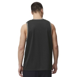 Camiseta Deportiva Personalizada de Material Acanalado con Spandex Elástico, Corte Regular, para Gimnasio, Fitness, Color Sólido, Estilo Vintage - Product Image 3