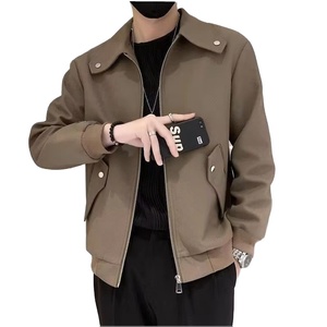 Vestes à fermeture éclair en polyester pour hommes - Product Image 1