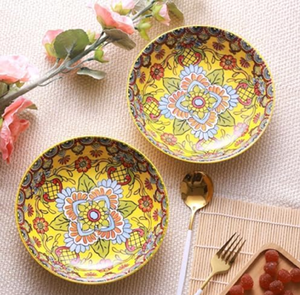 Bols de service en métal Eanamel de haute qualité pour hôtels et restaurants plats de service bols de serveur de salade à vendre - Product Image 1