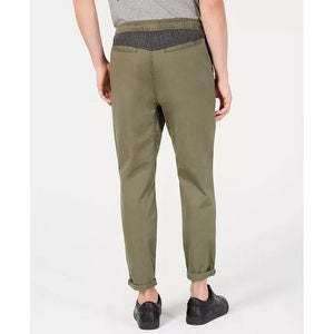 Pantaloni da Uomo American Rag, Vestibilità Dritta, Elasticizzati, XL (Taglia 32x32), Design Personalizzabile con Patchwork Verde, Business Casual - Product Image 2