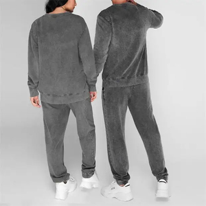 Sweat-shirt pour homme à lavage acide, best-seller, taille et couleur personnalisées, col rond, coupe classique, pour la saison d'automne, prix de gros - Product Image 6