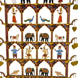 ประติมากรรมเหล็กแบบดั้งเดิมลายสัตว์สำหรับตกแต่งเทศกาลดีวาลี - Product Image 6