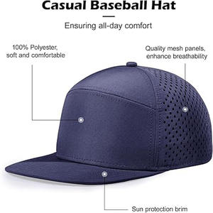 Casquettes de baseball de sport 100 coton au design personnalisé en vrac en gros Casquette de baseball unisexe extérieure unie vierge avec logo personnalisé - Product Image 3