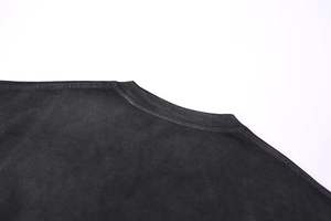 Camisetas vintage lavadas de gran tamaño de algodón pesado personalizadas para hombre 100% algodón lavado con ácido en blanco - Product Image 5