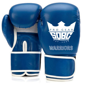 Gants de boxe en cuir PU/véritable de haute qualité soutien personnalisation gants de boxe à lacets - Product Image 5