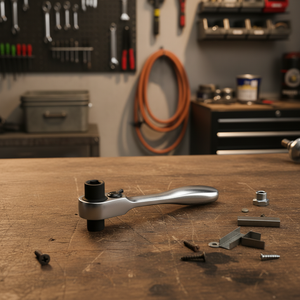 Poignée à cliquet double tête 72T de qualité industrielle, fabrication à Taïwan, ODM OEM DIY - Product Image 1