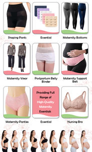 2023 Offre Spéciale 100% coton taille basse culottes pelviennes de tous les jours culottes pour femmes enceintes solide pour couleur rose élastique Nylon Fibre L - Product Image 6