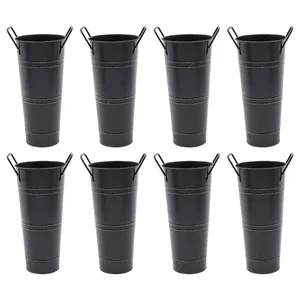 Wholesale Supply Metal Flower <b>Vase</b> <b>Set</b> of 8 for Home and Garden Decoration Luxury Flower <b>Vase</b> at Affordable Price - Product Image 2