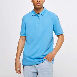 Chemises polo à manches courtes personnalisées pour hommes, polos colorés en coton uni avec logo, respirants et unis, à manches courtes pour hommes - Product Image 6