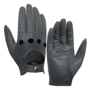 Gants de conduite en cuir véritable de haute qualité pour le cyclisme, la protection au travail, couleur personnalisée, compatibles avec les écrans tactiles, poignet réglable - Product Image 6