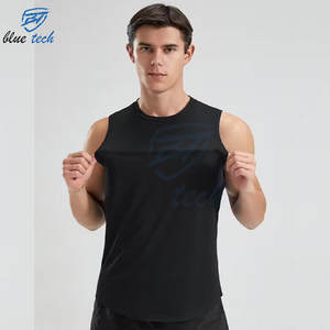 Débardeur Athlétique Personnalisé pour Hommes Sans Manches Performance Gym Shirt Tissu Respirant Veste de Sport Spandex/Polyester Séchage Rapide - Product Image 5