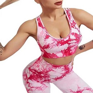 Conjunto de Yoga de 2 Piezas con Logotipo Frontal, Diseño Nuevo 2025, Cintura Media, Ropa Deportiva para Gimnasio, Leggings de Yoga de Verano, Brasier Deportivo, Ecológico y Transpirable - Product Image 4