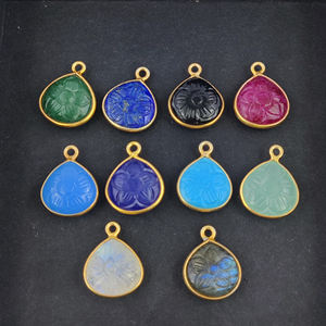 <b>Ruby</b> Natural Heart-Shape 12mm Gemstone Pendant 925 Sterling Silver Bezel Metal Jewelry <b>Necklace</b> Making Charm Featuring Diamond - Product Image 5