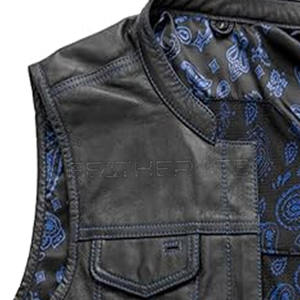 Gilet en cuir grande taille pour hommes, vêtements d'hiver chauds et décontractés, respirant et à prix raisonnable Service OEM disponible - Product Image 5