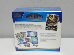 T C G SCARLET & VIOLET-STELLAR CROWN CENTER ELITE TRAINER BOX E B T - Product Image 2