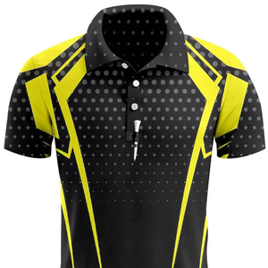 เสื้อโปโลผ้าถักลายสีพื้นระบายอากาศได้ดีใส่สบาย - Product Image 1