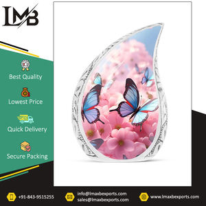 Logo personnalisé et finition disponibles pour des urnes de crémation en forme de larme de bonne qualité/urnes de cendres commémoratives au prix le plus bas - Product Image 5