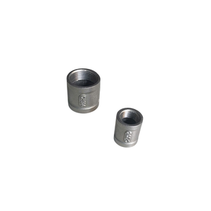 Zócalo fundición de acero inoxidable con bandas superficie lisa 1/2 "accesorios de tubería de rosca perfección de alto nivel uso industrial Logotipo de embalaje - Product Image 5