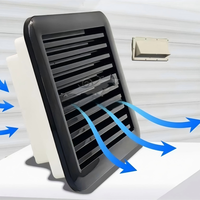 Thermostat intelligent 80mm Ventilateur de ventilation USB RV avec contrôle PWM à 10 vitesses Affichage de la température à faible bruit pour ferme et industrie
