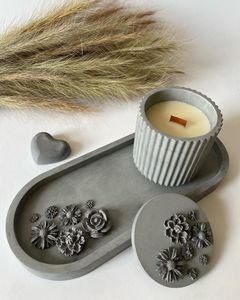 Bougies parfumées à la cire de soja faites à la main de marque privée OEM/ODM personnalisables Art et Votive pour l'anniversaire et la fête des pères Approvisionnement en vrac - Product Image 3