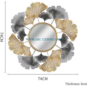 Miroir mural moderne d'intérieur en métal le plus vendu Miroir mural décoratif vintage traditionnel au design admirable, fait à la main - Product Image 5