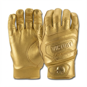 ถุงมือเบสบอลแบบมีโลโก้สั่งทำพิเศษ ขายส่ง ถุงมือตีซอฟต์บอลแบบมีพื้นผิวเสียดสีสูง ช่วยลดแรงกระแทกอย่างดีเยี่ยม - Product Image 1