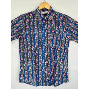Camisa de Hombre de Algodón Puro, Ropa de Playa Informal y Fresca con Estampado Artesanal, Regalo Cómodo para Papá - Product Image 5