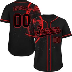 Jersey de béisbol sublimado al por mayor, uniforme de equipo con estampado completo personalizado que absorbe la humedad para hombres y jóvenes - Product Image 4