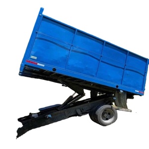 Hot Sale 3 Ton Hydraulic Tilt <b>Trailer</b> <b>Tractor</b> Durable Construction Engine-Powered Axle Gear High 1 Year Warranty Farm Industries - Product Image 1